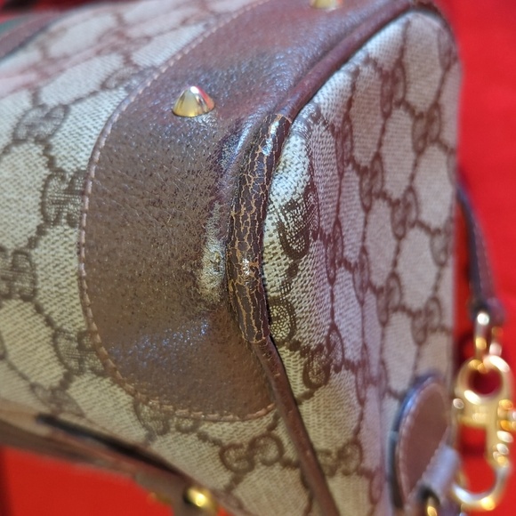 Gucci Sherry Line Boston Bag Speedy 2-Way Satchel Authenticated - Picture 11 of 17